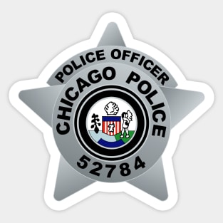 CHICAGO P.D. - BADGE - 52784 - POLICE OFFICER - KEVIN ATWATER Sticker